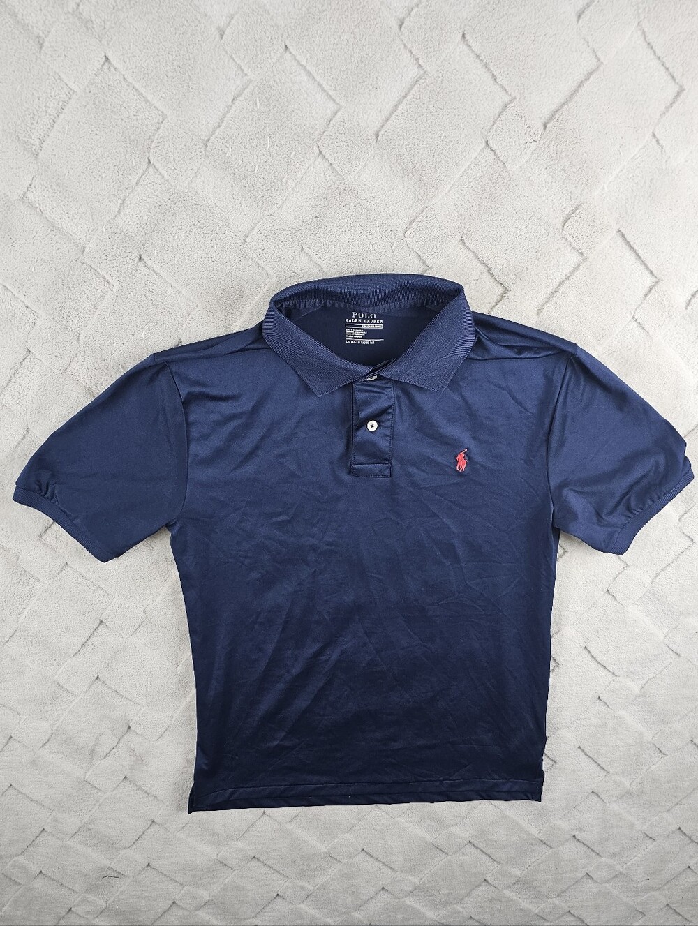 Polo Ralph Lauren Navy Blue Polo Shirt Youth Large (14-16)